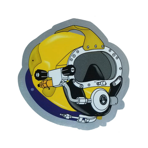 U.S. Navy Mark V Diving Helmet Belt Buckle - Brass Finish
